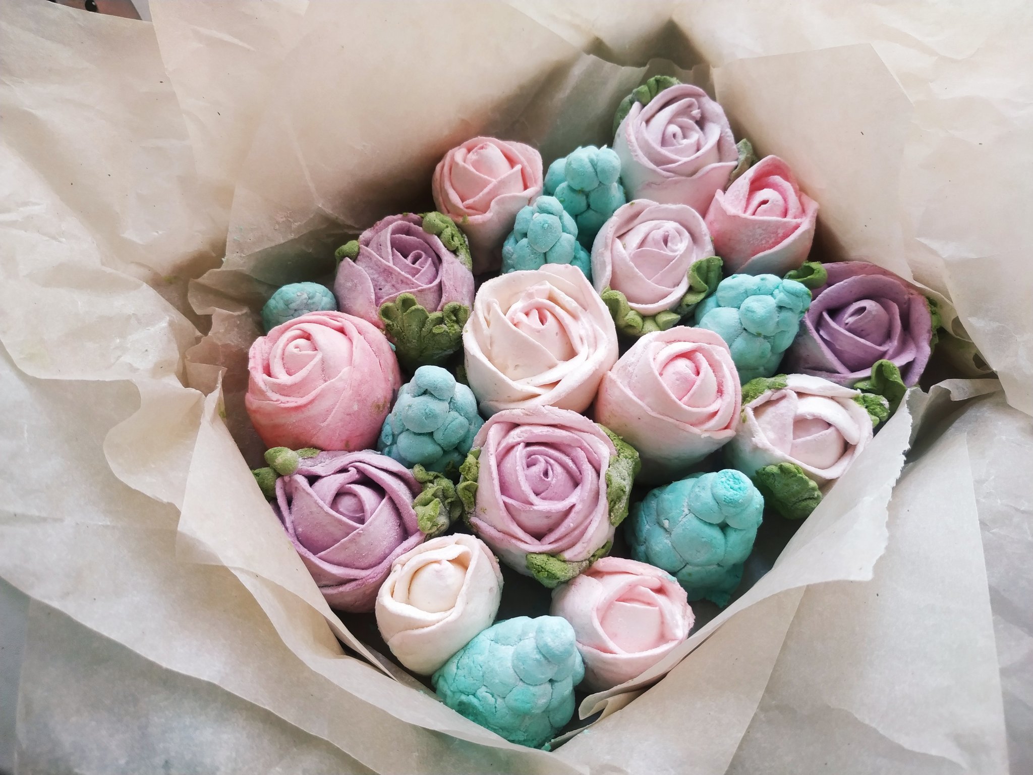 Цветы из зефира «Шарм»